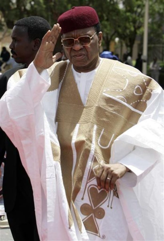 L'ancien président du Niger Mamadou Tandja