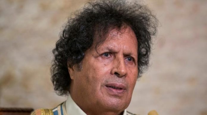 Ahmed Kadhaf al-Dam, cousin de Mouammard Kadhafi, lors d'une interview à l'AFP dans sa résidence du Caire, le 2 novembre 2020 afp.com - Khaled DESOUKI