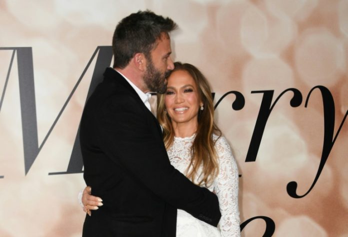 Jennifer Lopez et Ben Affleck le 8 février 2022 afp.com - VALERIE MACON