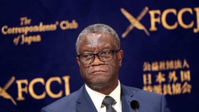 Denis Mukwege à Tokyo le 3 octobre 2019 afp.com - Behrouz MEHRI