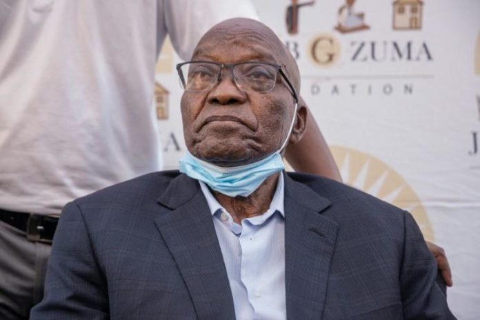 L'ex-président sud-africain Jacob Zuma, le 21 octobre 2021 à Pietermaritzburg afp.com - Michele Spatari